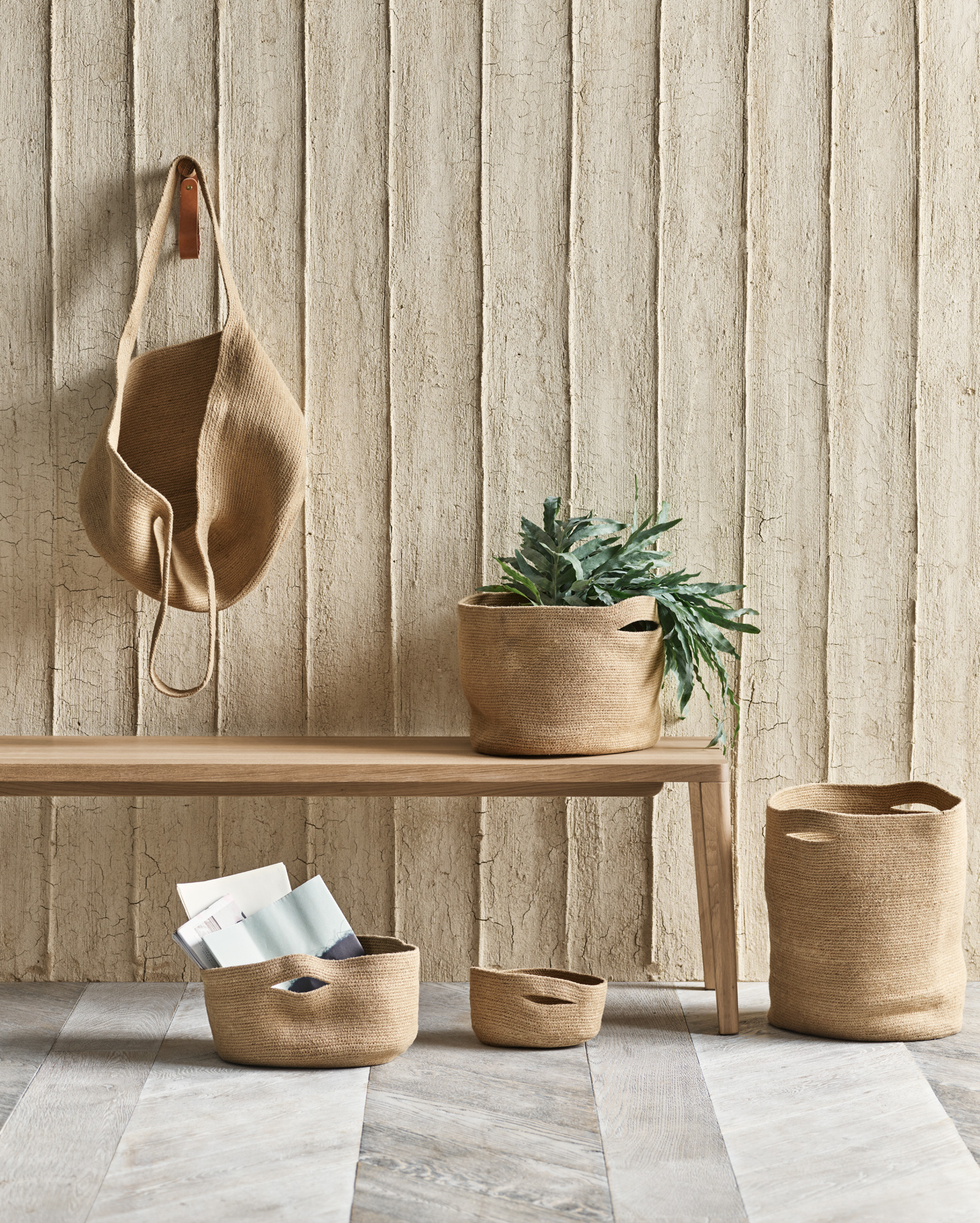 Ribbed basket series for Bolia